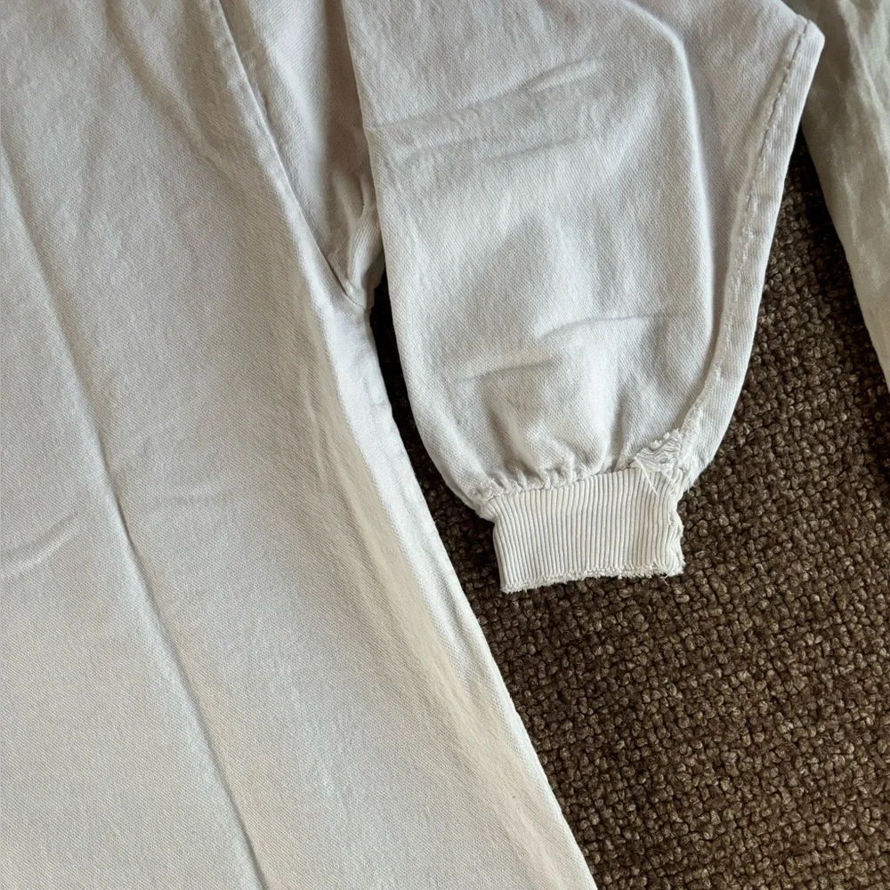 Vintage Distressed Cotton 1/4 Zip Pullover - Picture 10 of 14